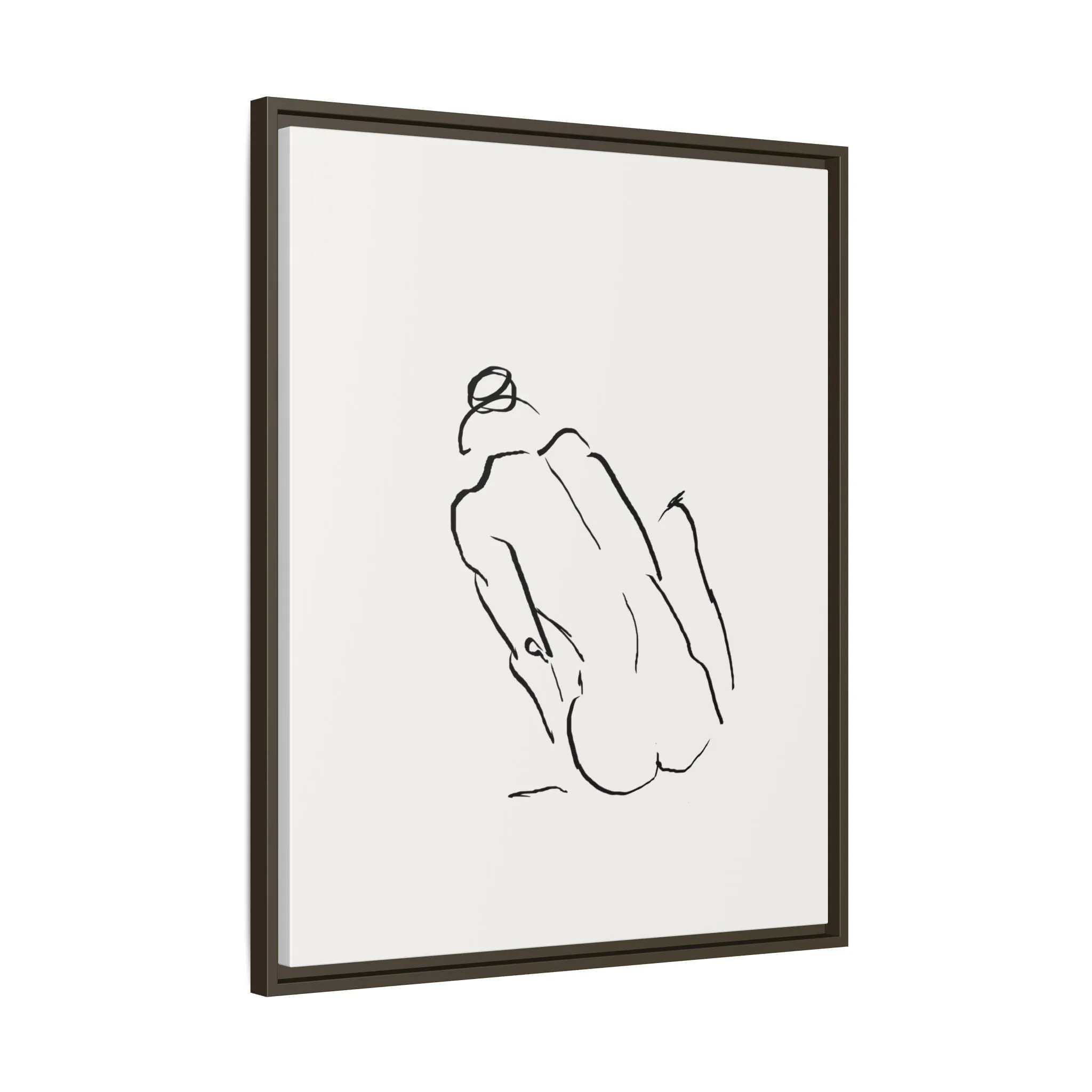 "N3" Sketch Framed Canvas Art – Decor for Modern Spaces