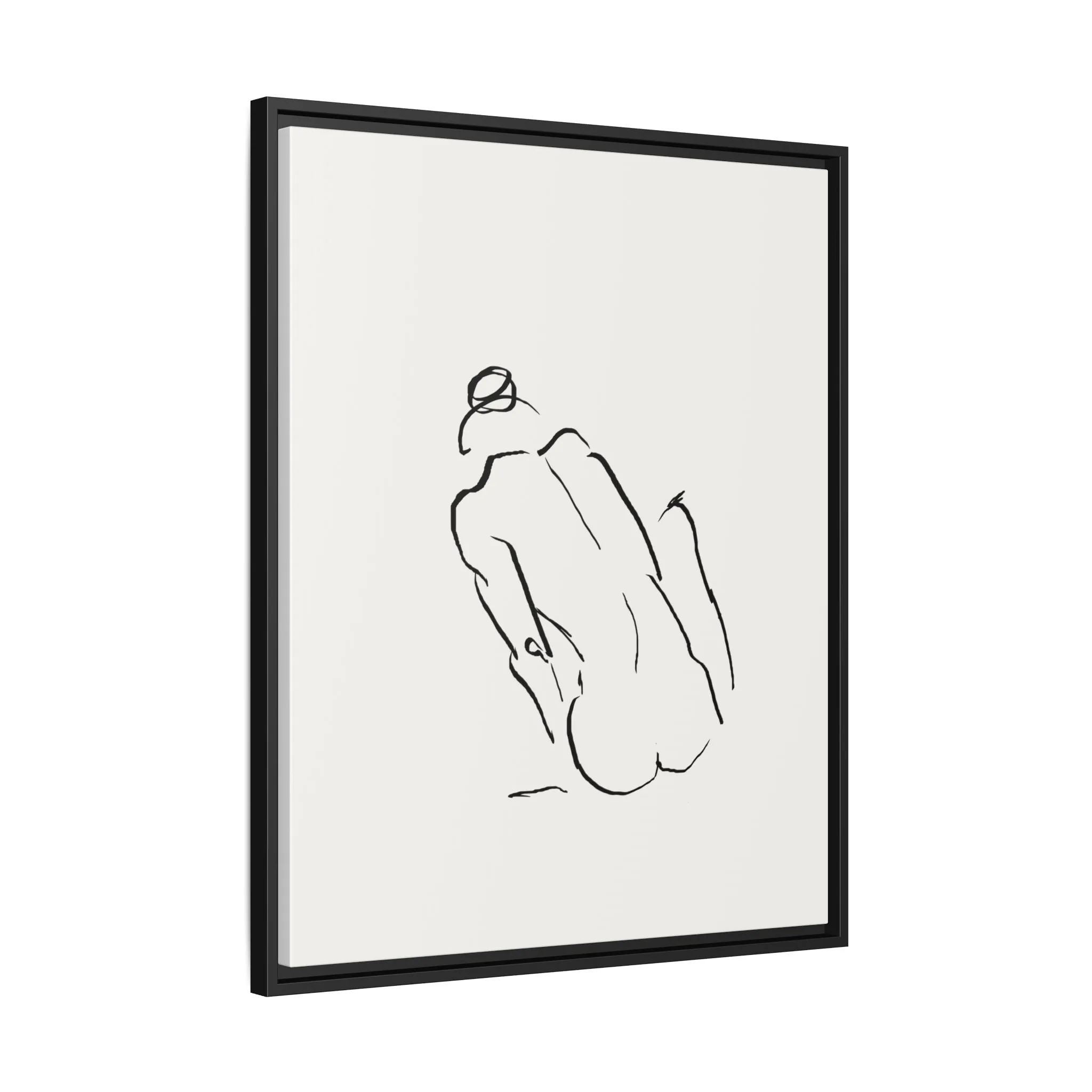 "N3" Sketch Framed Canvas Art – Decor for Modern Spaces