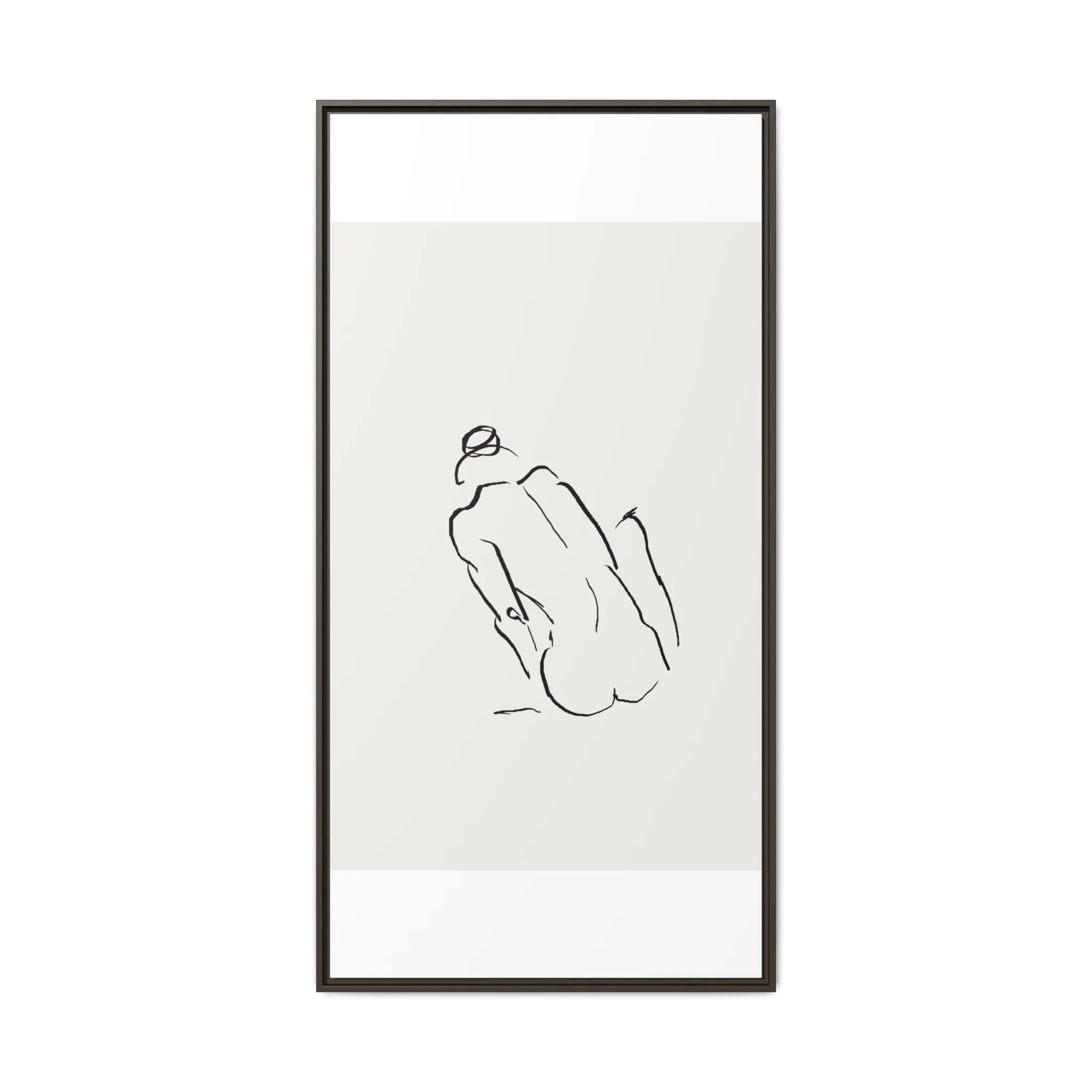 "N3" Sketch Framed Canvas Art – Decor for Modern Spaces