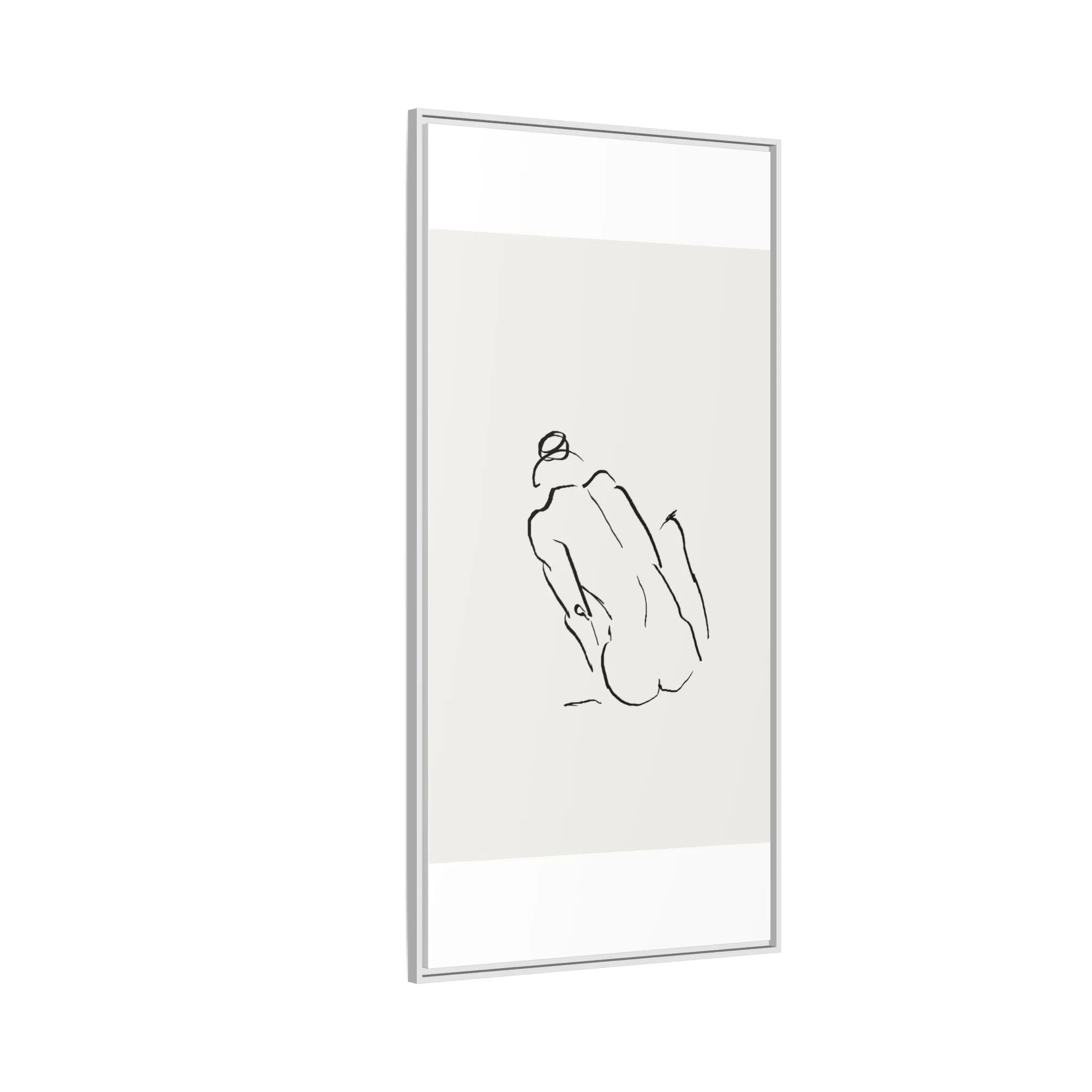"N3" Sketch Framed Canvas Art – Decor for Modern Spaces