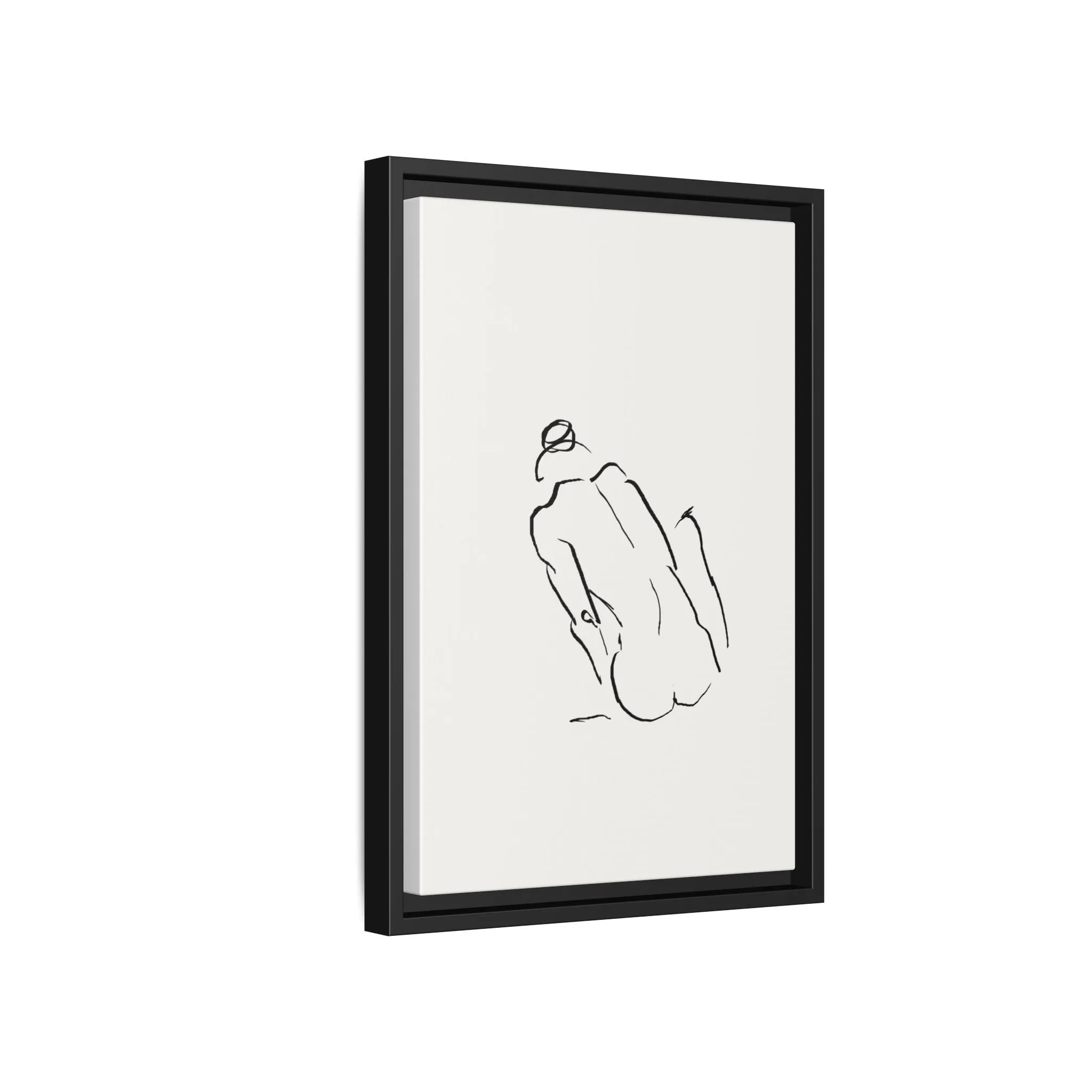 "N3" Sketch Framed Canvas Art – Decor for Modern Spaces