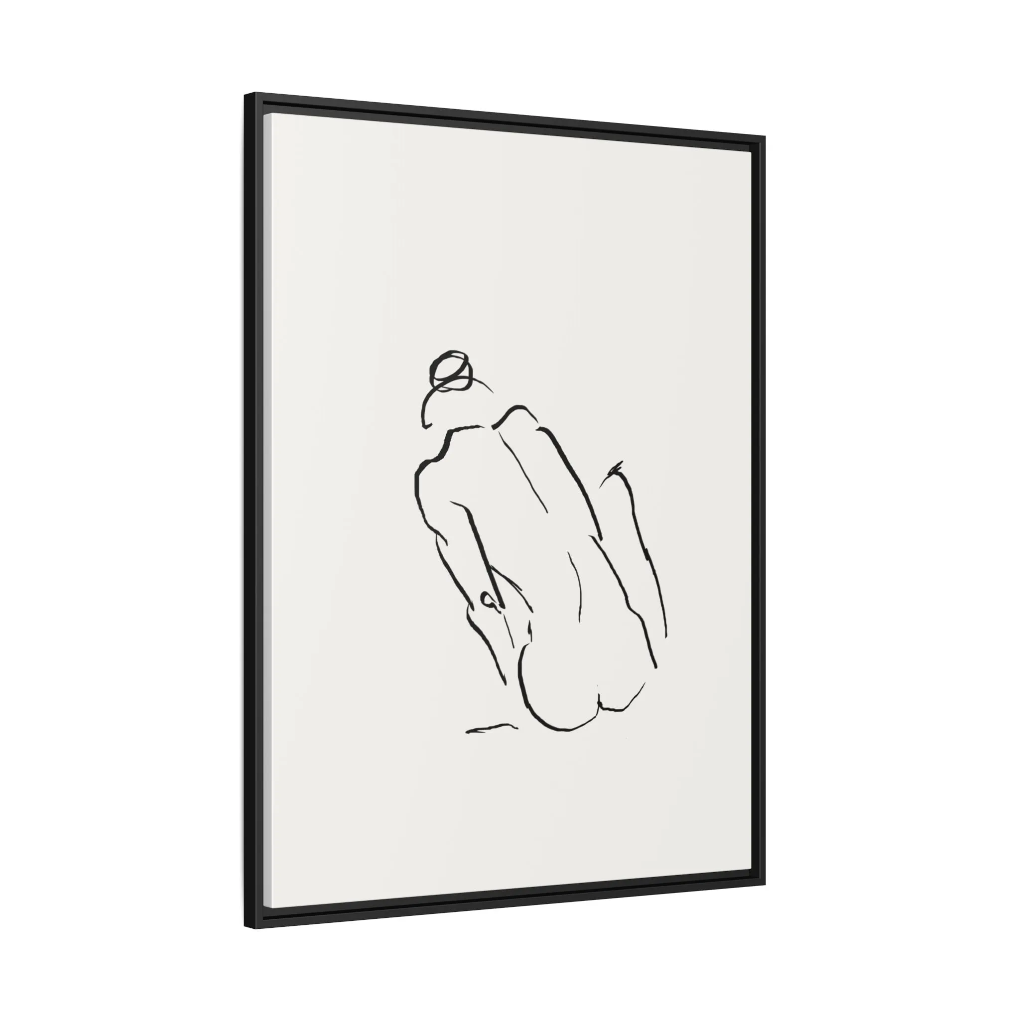 "N3" Sketch Framed Canvas Art – Decor for Modern Spaces