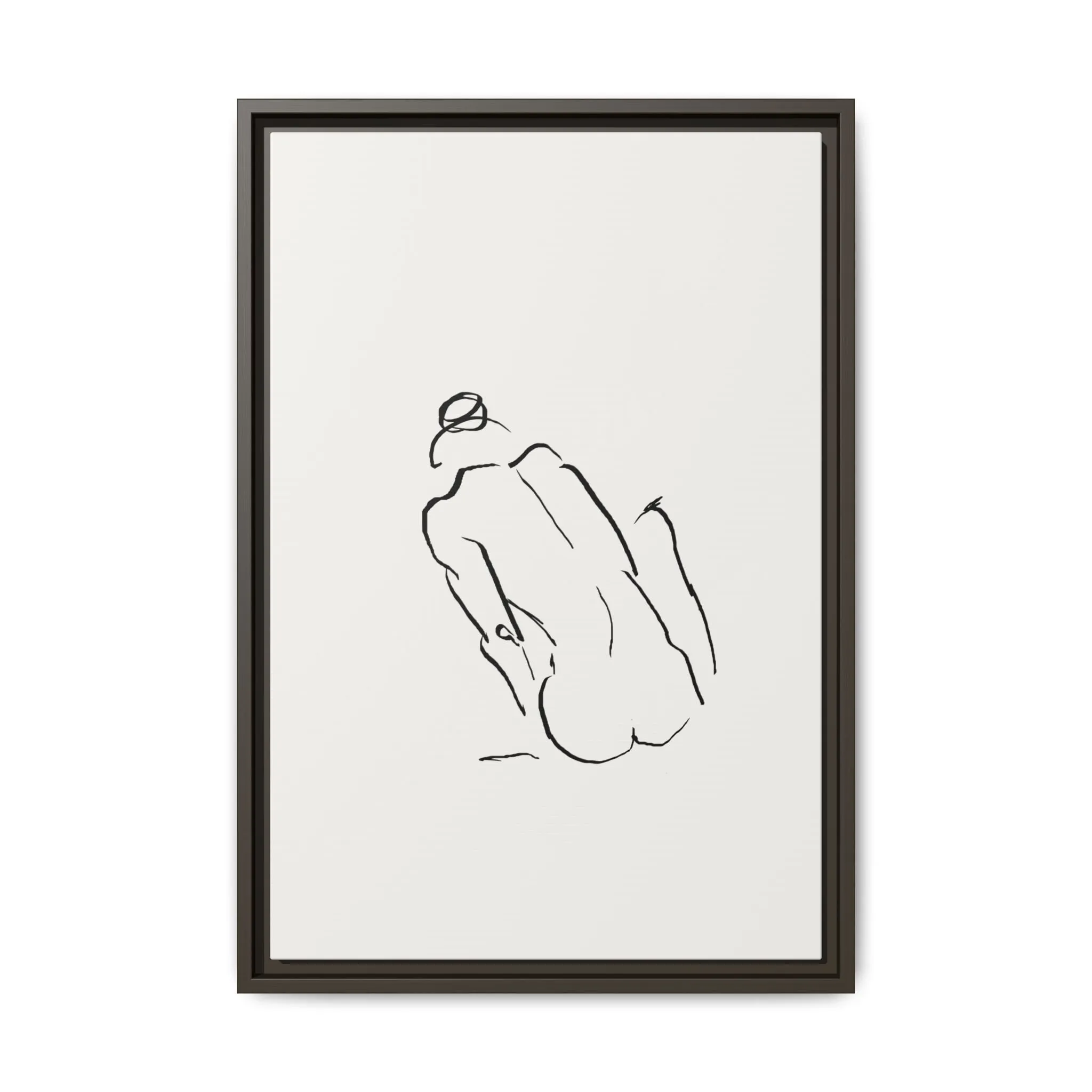 "N3" Sketch Framed Canvas Art – Decor for Modern Spaces