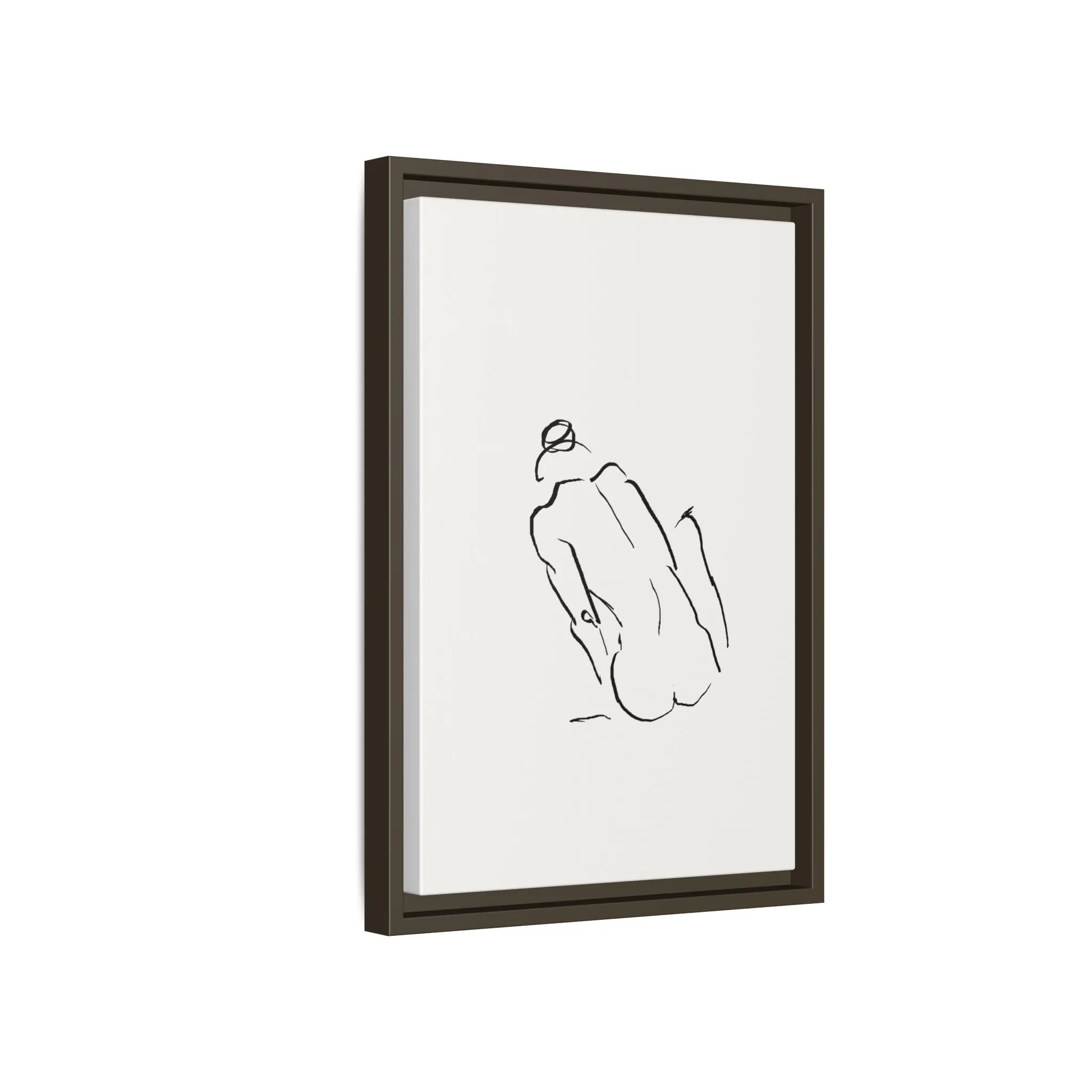 "N3" Sketch Framed Canvas Art – Decor for Modern Spaces