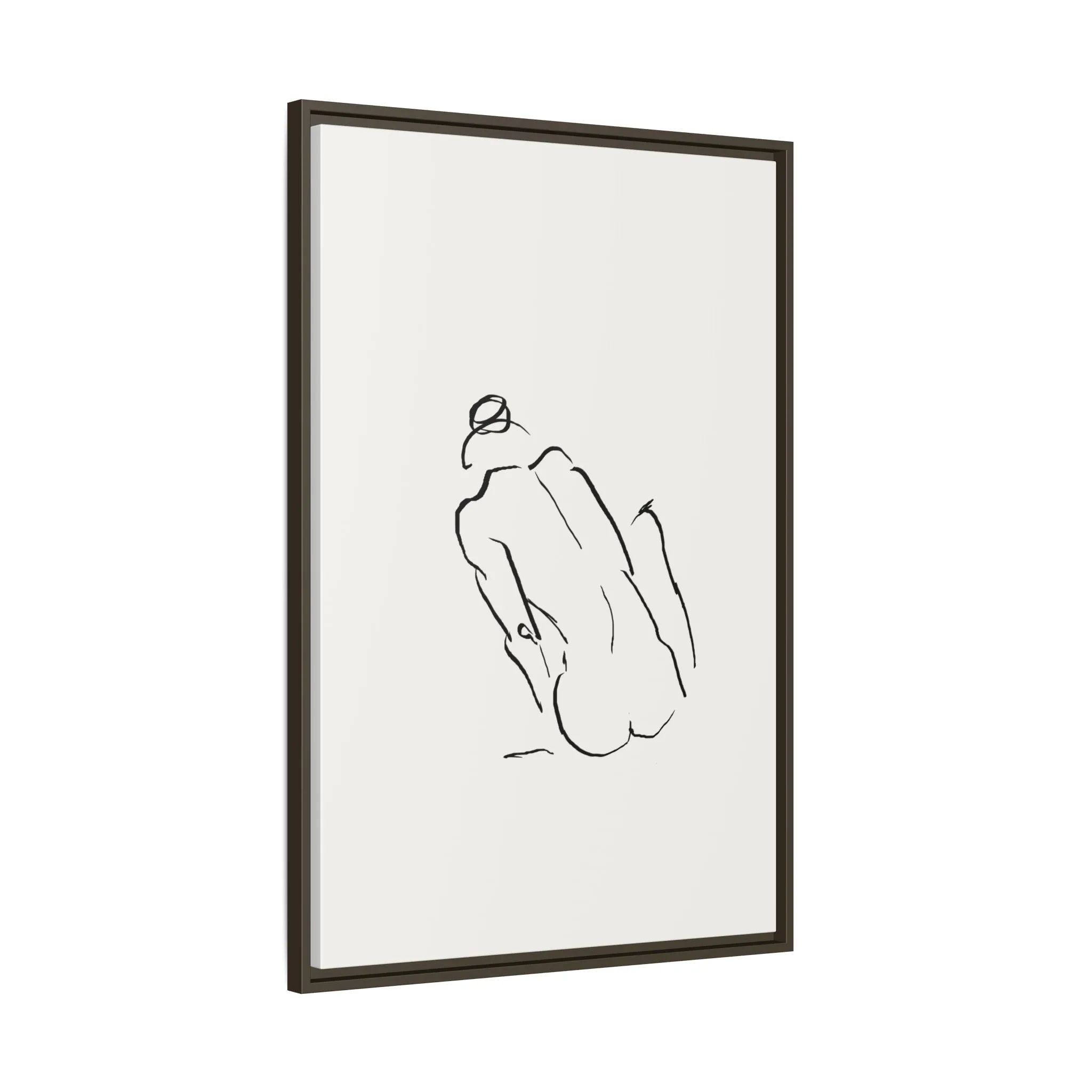 "N3" Sketch Framed Canvas Art – Decor for Modern Spaces