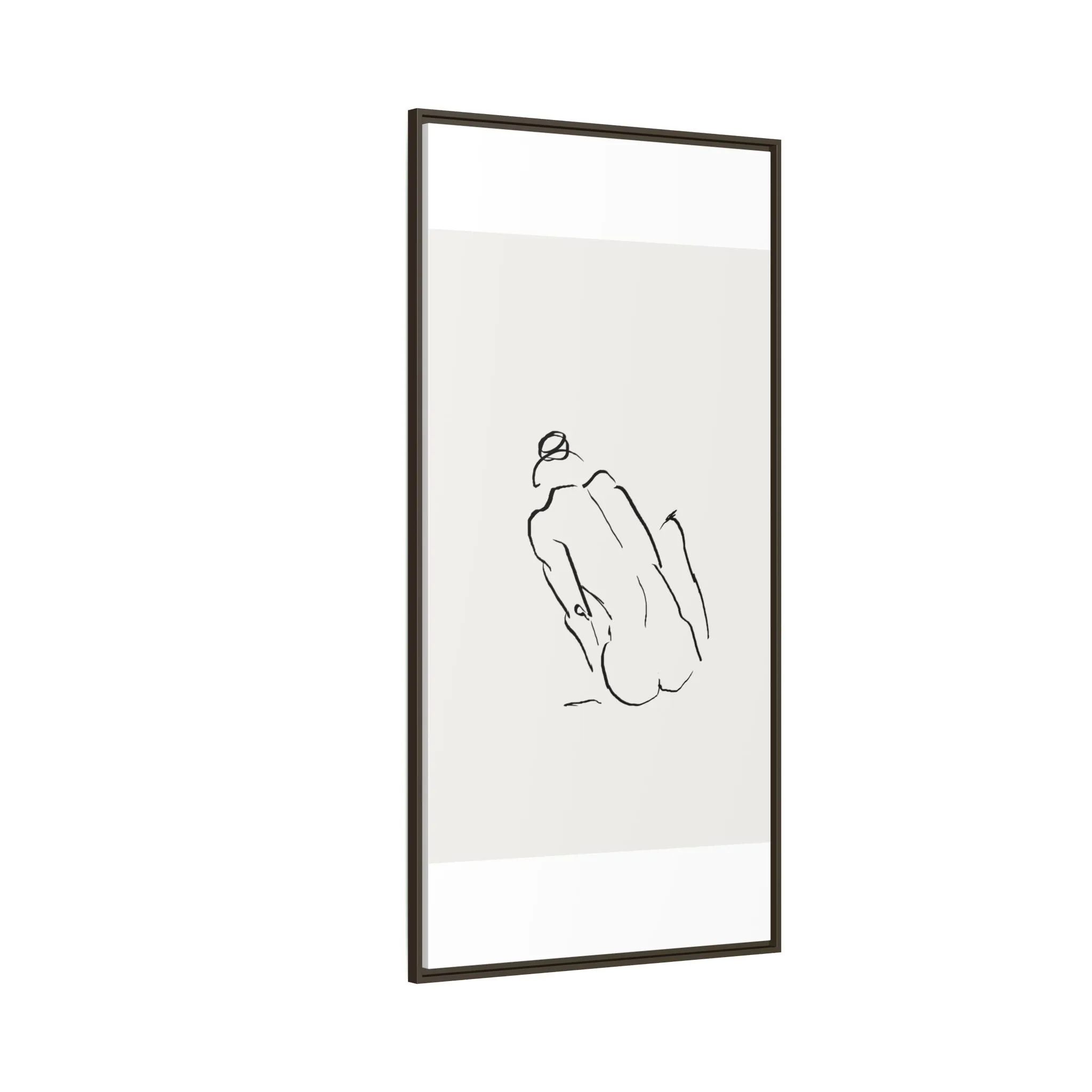 "N3" Sketch Framed Canvas Art – Decor for Modern Spaces