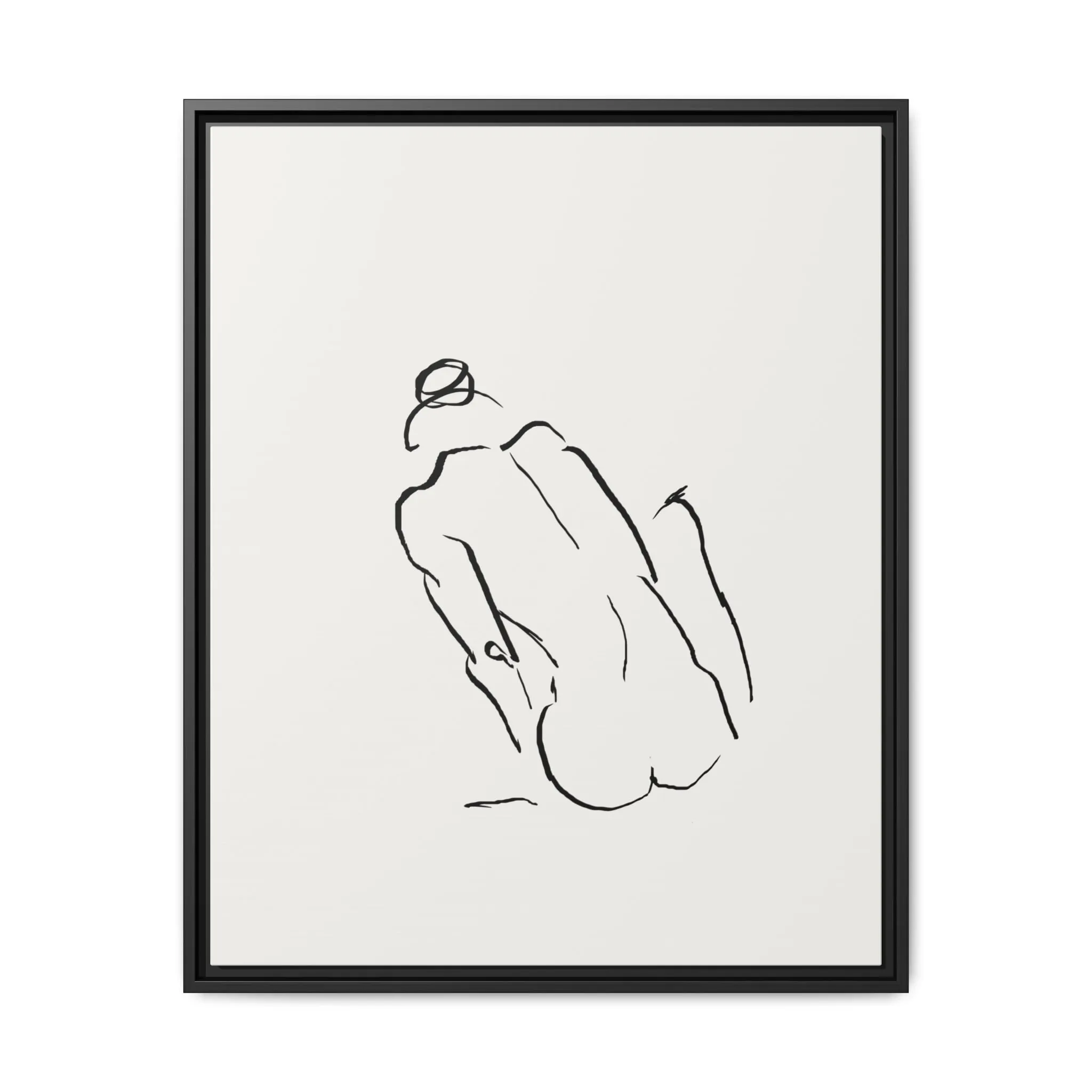 "N3" Sketch Framed Canvas Art – Decor for Modern Spaces