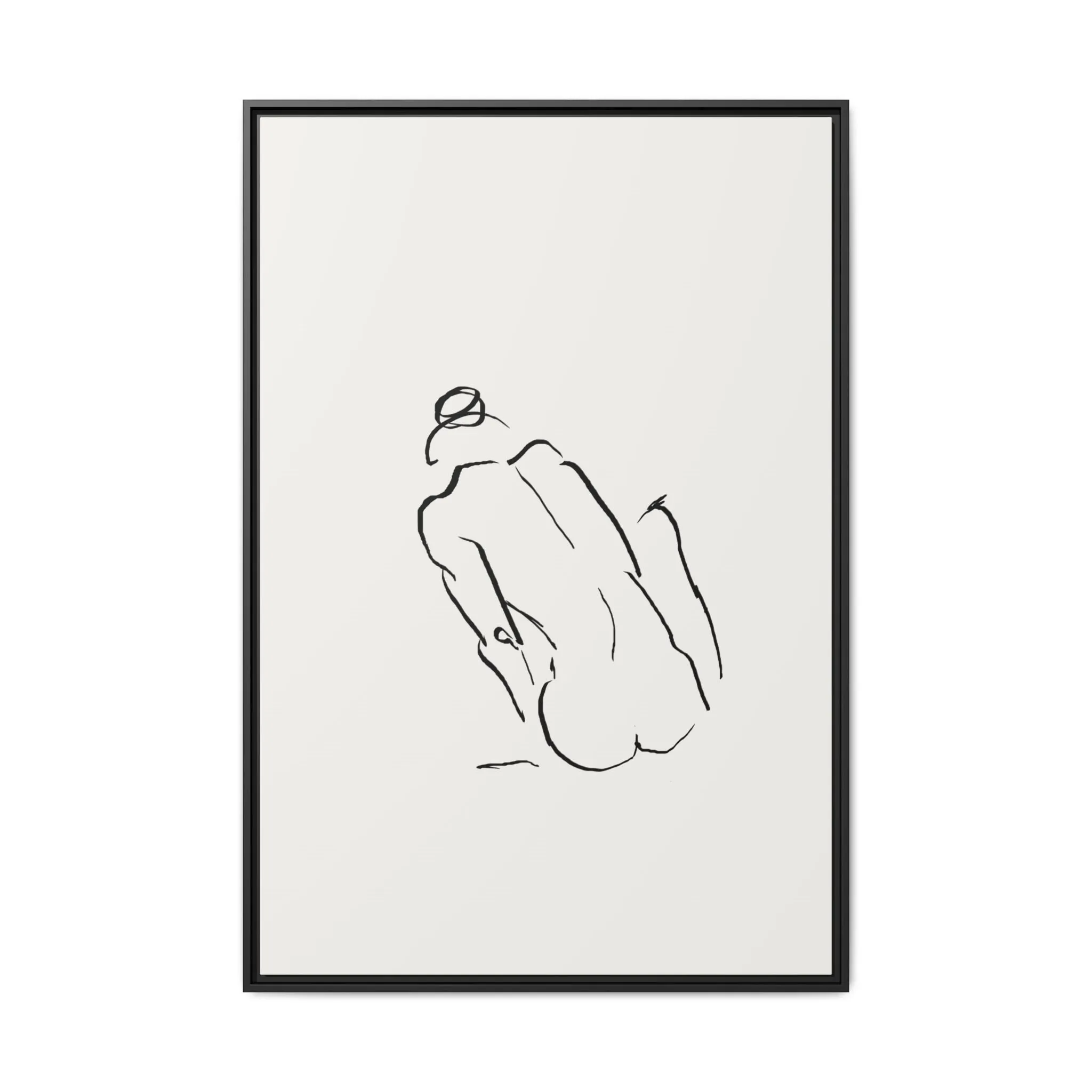 "N3" Sketch Framed Canvas Art – Decor for Modern Spaces