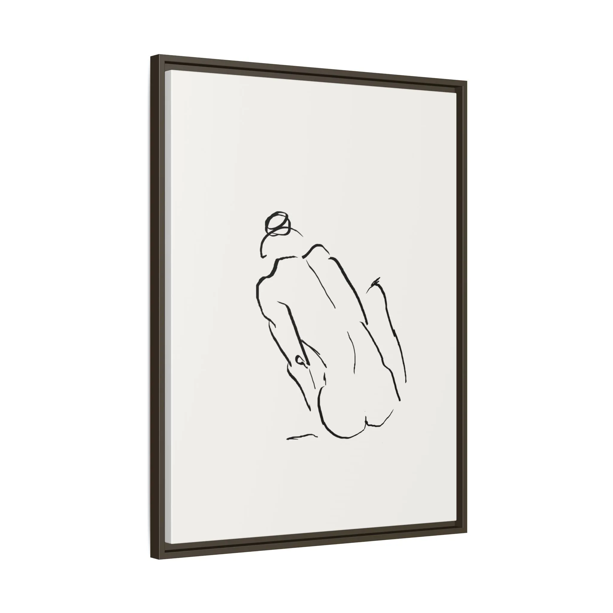 "N3" Sketch Framed Canvas Art – Decor for Modern Spaces