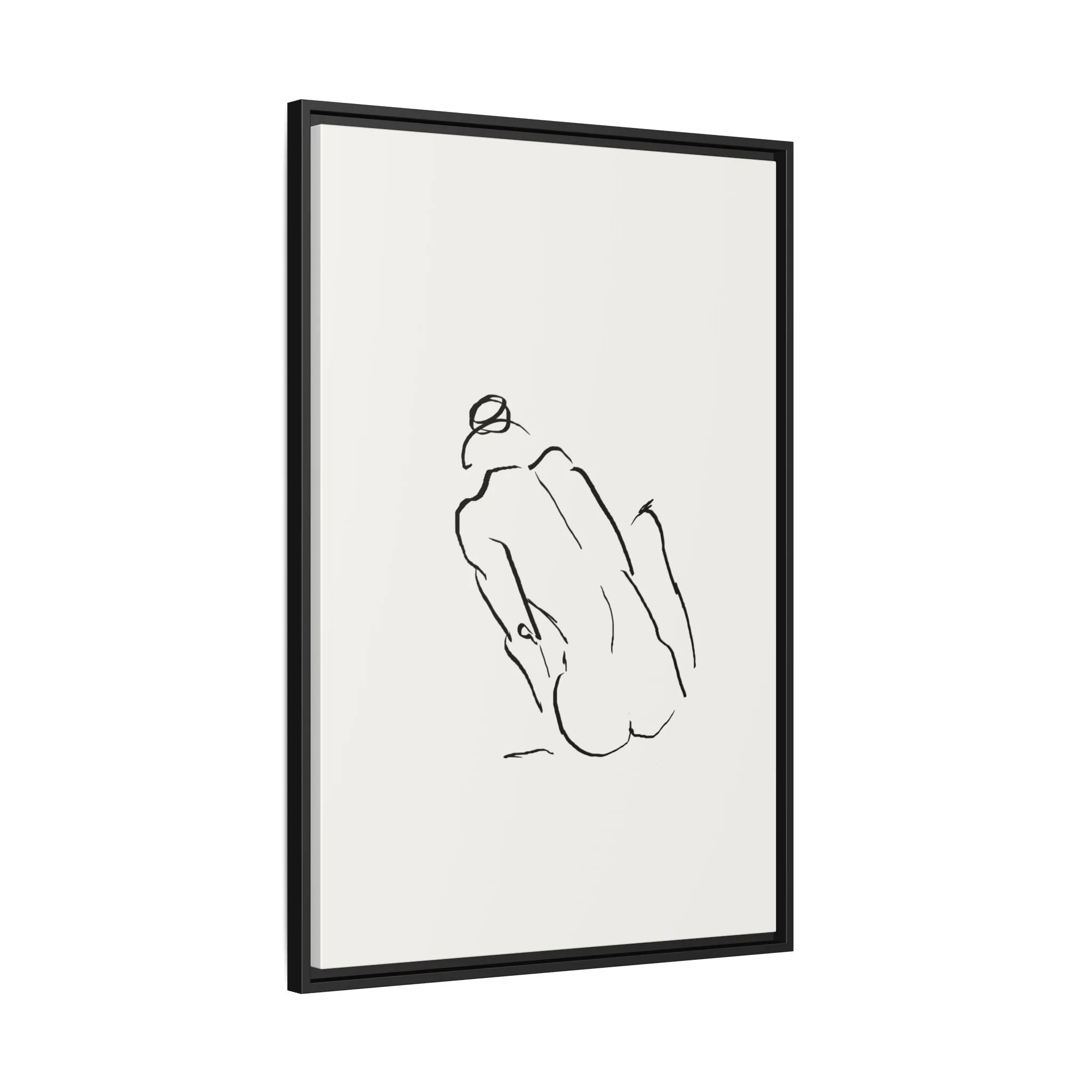 "N3" Sketch Framed Canvas Art – Decor for Modern Spaces