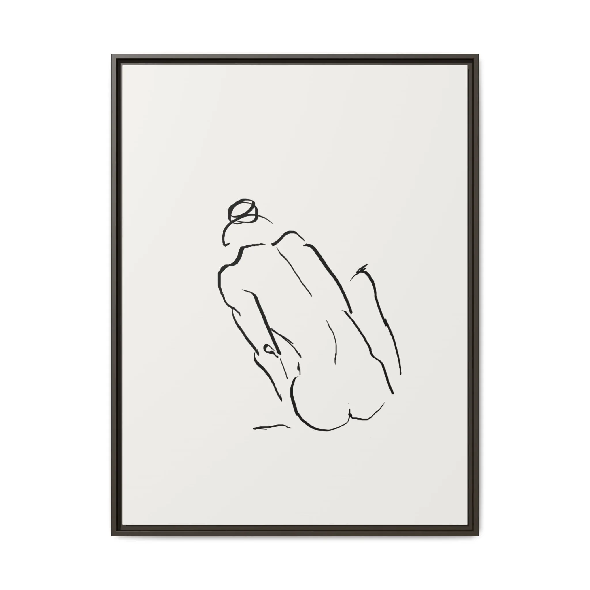 "N3" Sketch Framed Canvas Art – Decor for Modern Spaces