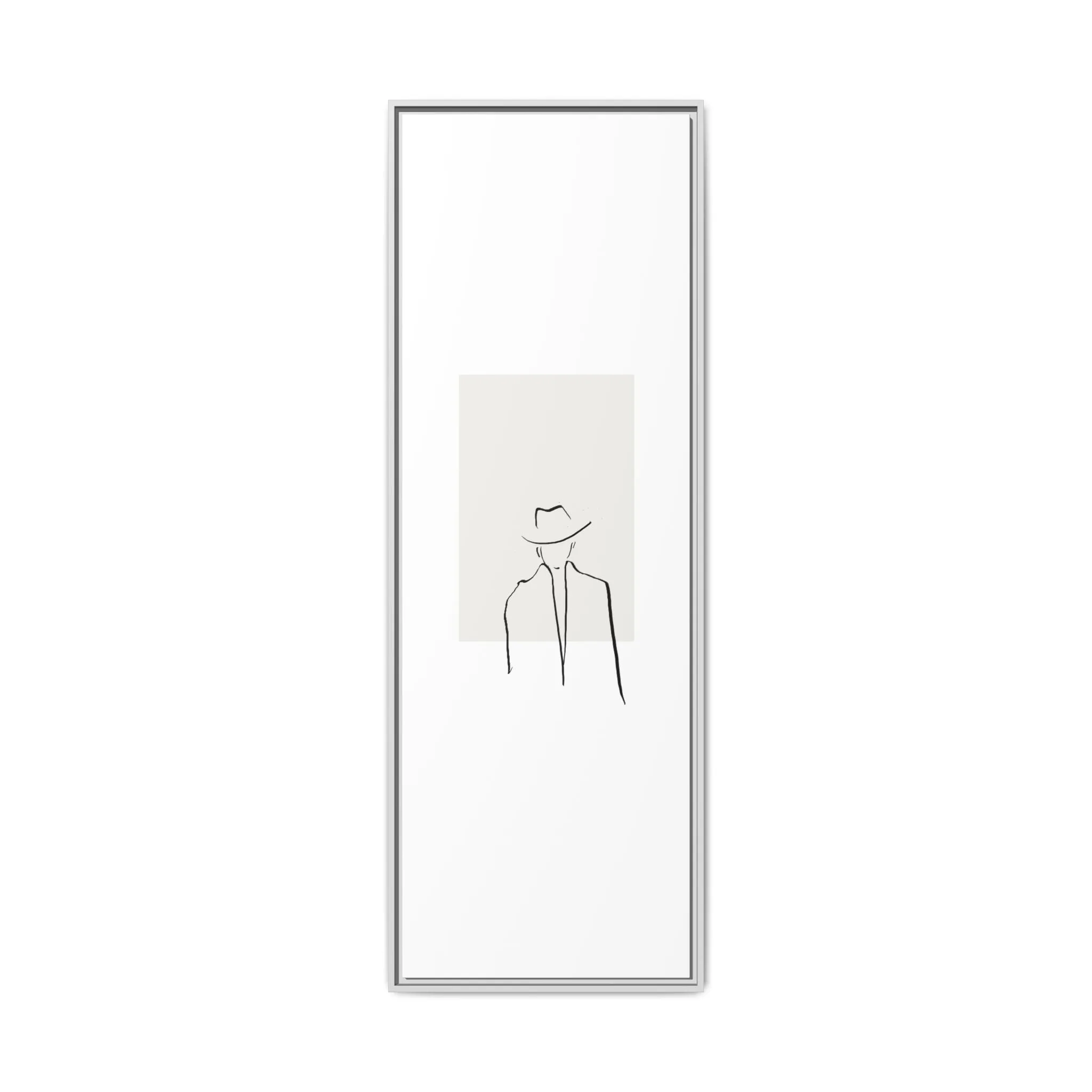 "N4" Sketch Framed Canvas Art – Decor for Modern Spaces