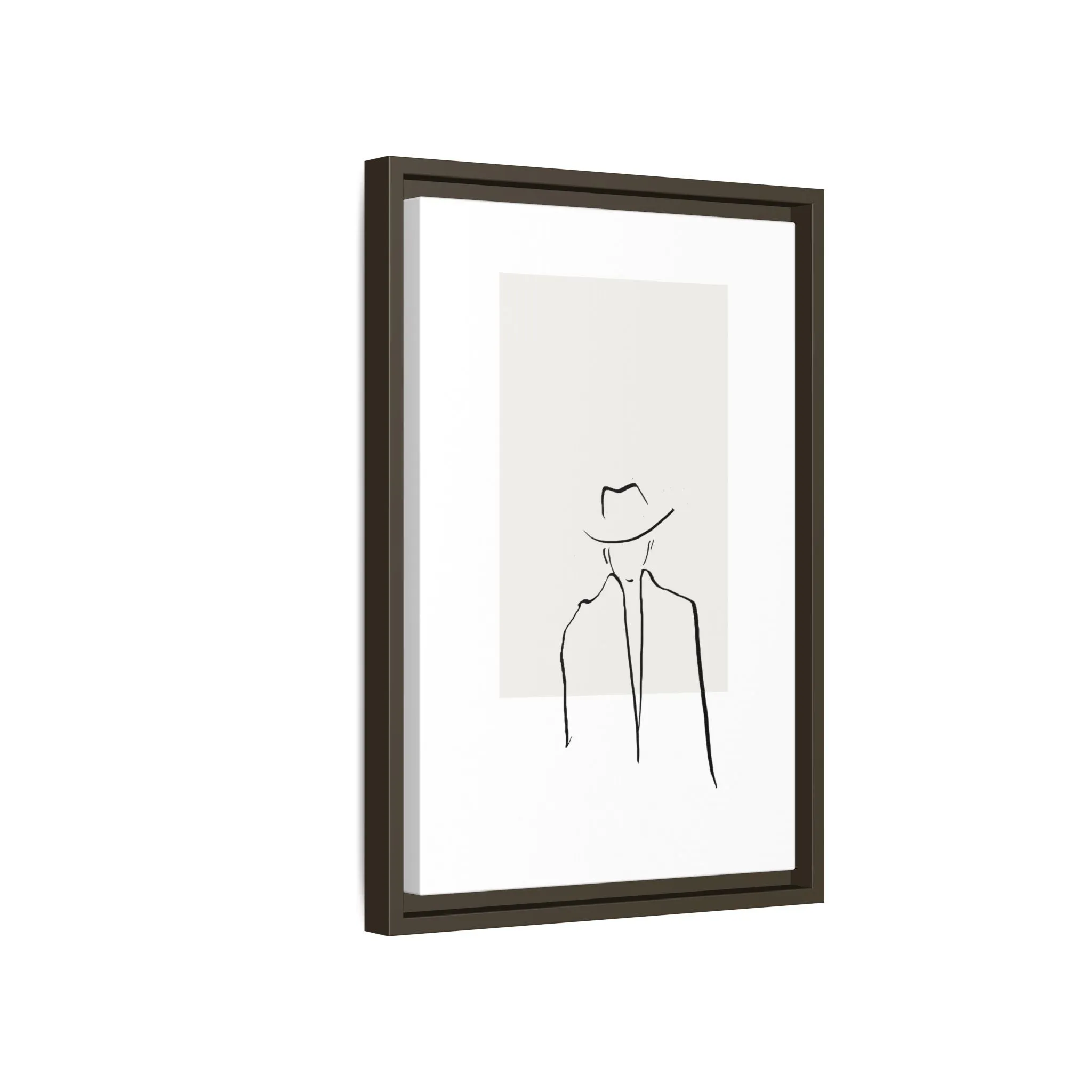 "N4" Sketch Framed Canvas Art – Decor for Modern Spaces