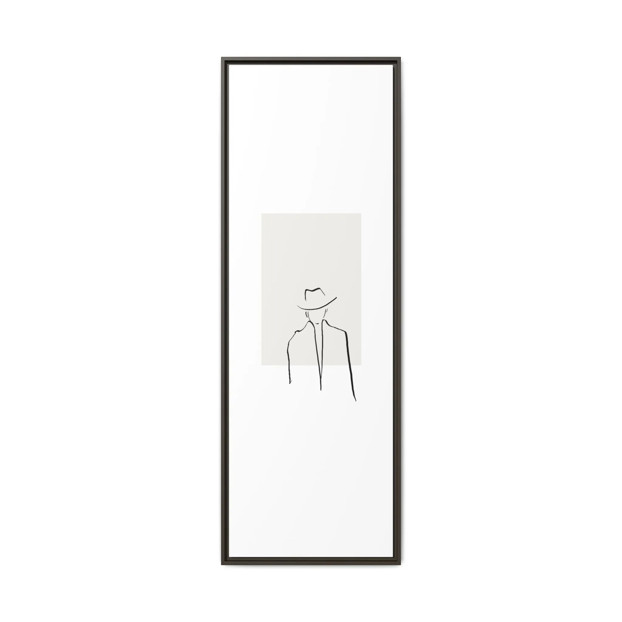 "N4" Sketch Framed Canvas Art – Decor for Modern Spaces