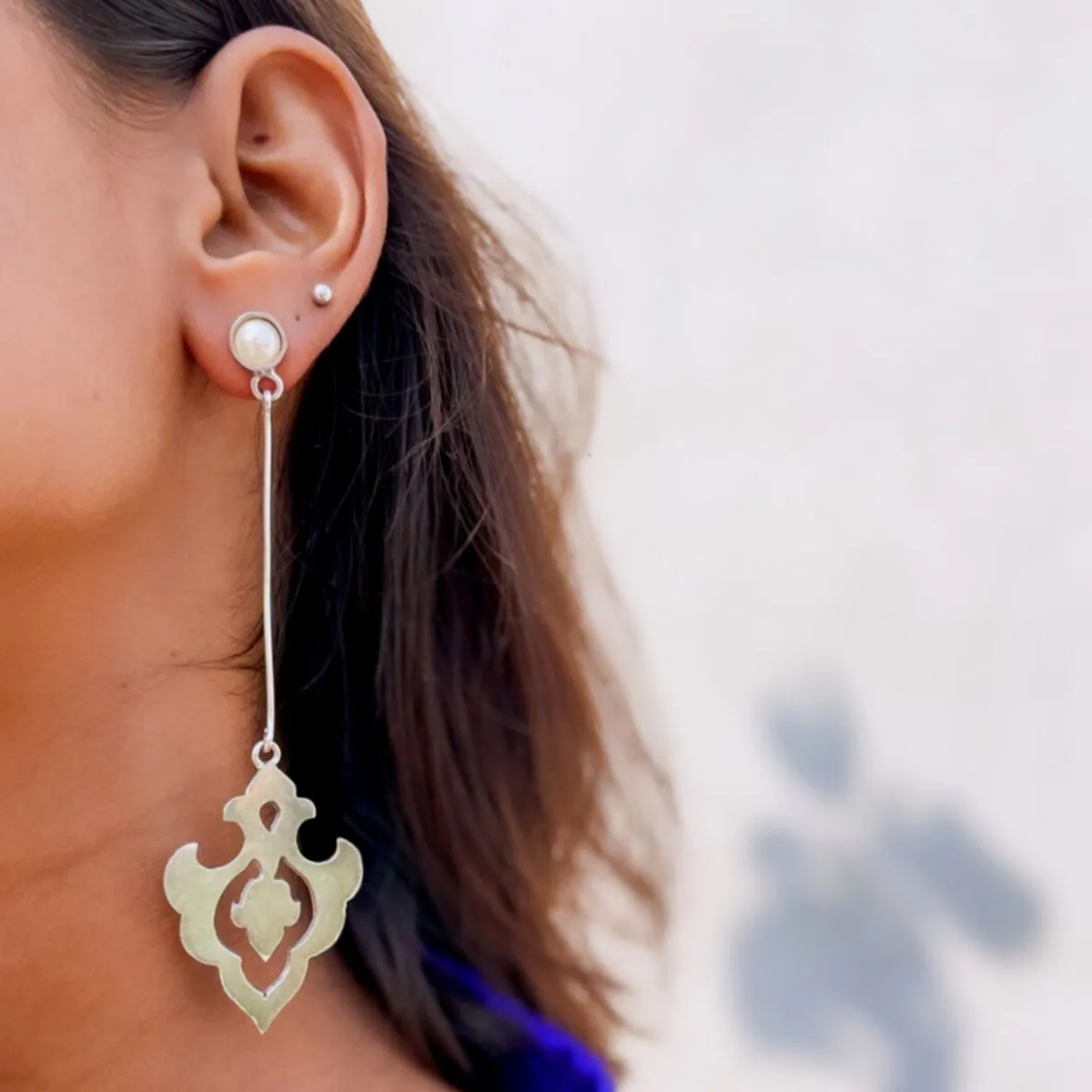 Rajsamand Danglers | Bespoke Design | Artistic |  Hand-Crafted Silver Jewellery