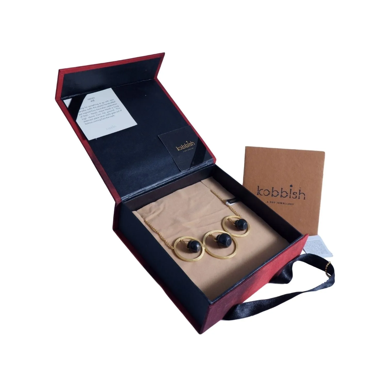 Ring  Necklace | 22kt Gold Plated | Artistic | Unique Handi Design | Hand Crafted