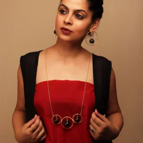 Ring  Necklace | 22kt Gold Plated | Artistic | Unique Handi Design | Hand Crafted