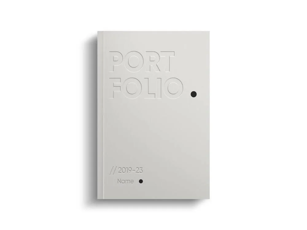 Set of 3: Premium Engraved Editable Portfolio Covers
