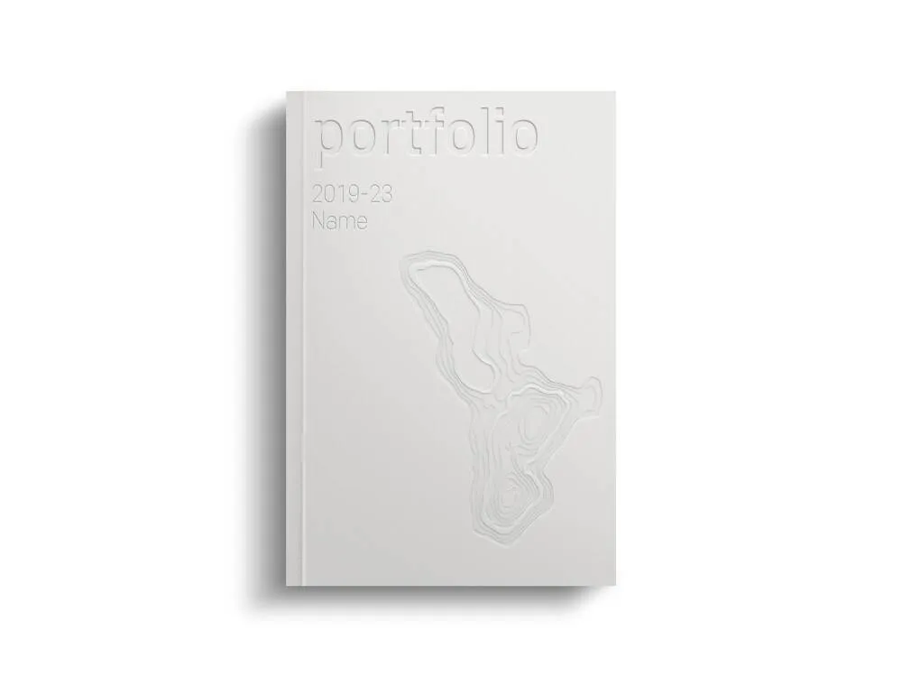 Set of 3: Premium Engraved Editable Portfolio Covers