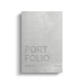 Set of 3: Premium Engraved Editable Portfolio Covers