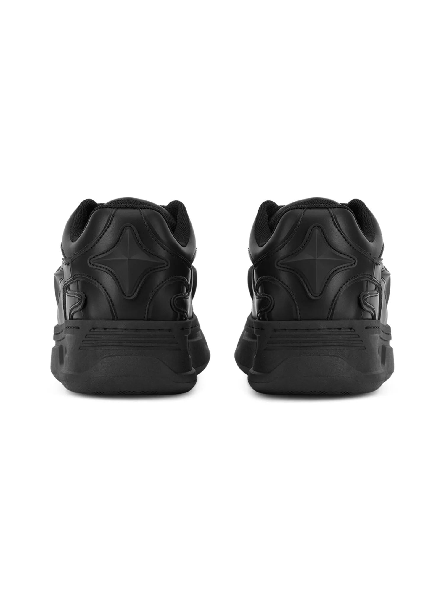 Sneakerhill Couple Design Four Pointed Star Sneakers - 2038