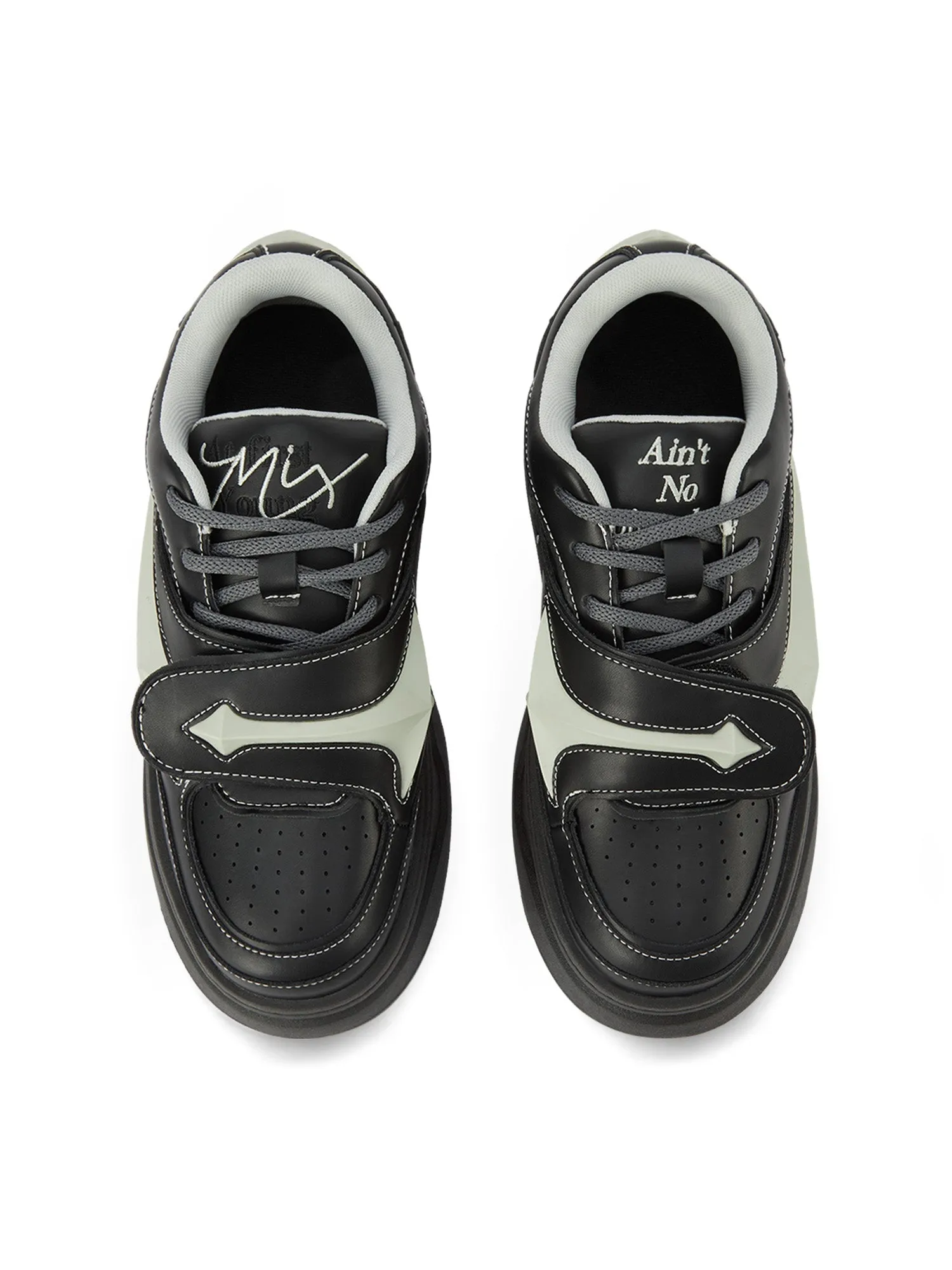 Sneakerhill Couple Design Four Pointed Star Sneakers - 2038