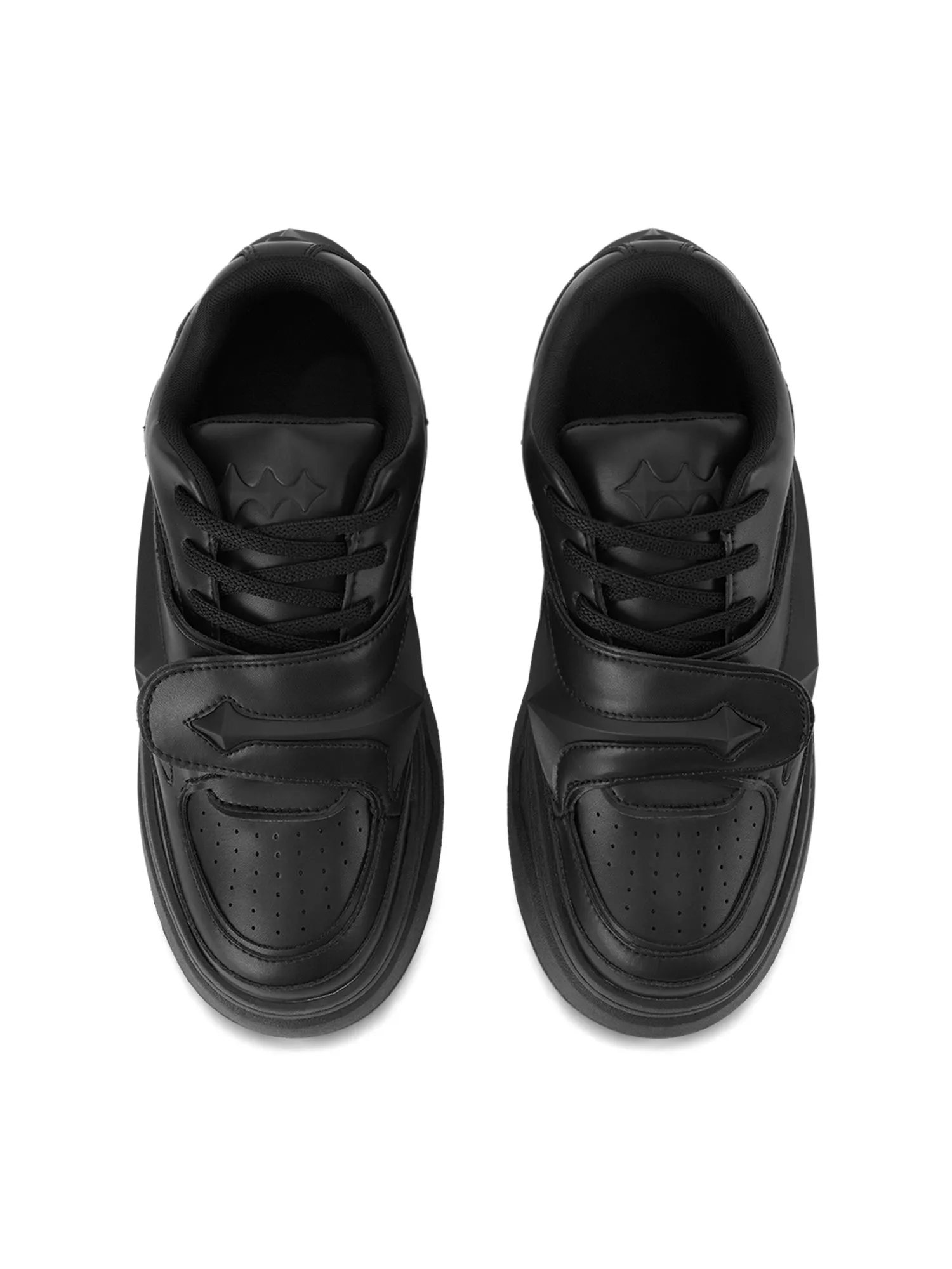 Sneakerhill Couple Design Four Pointed Star Sneakers - 2038