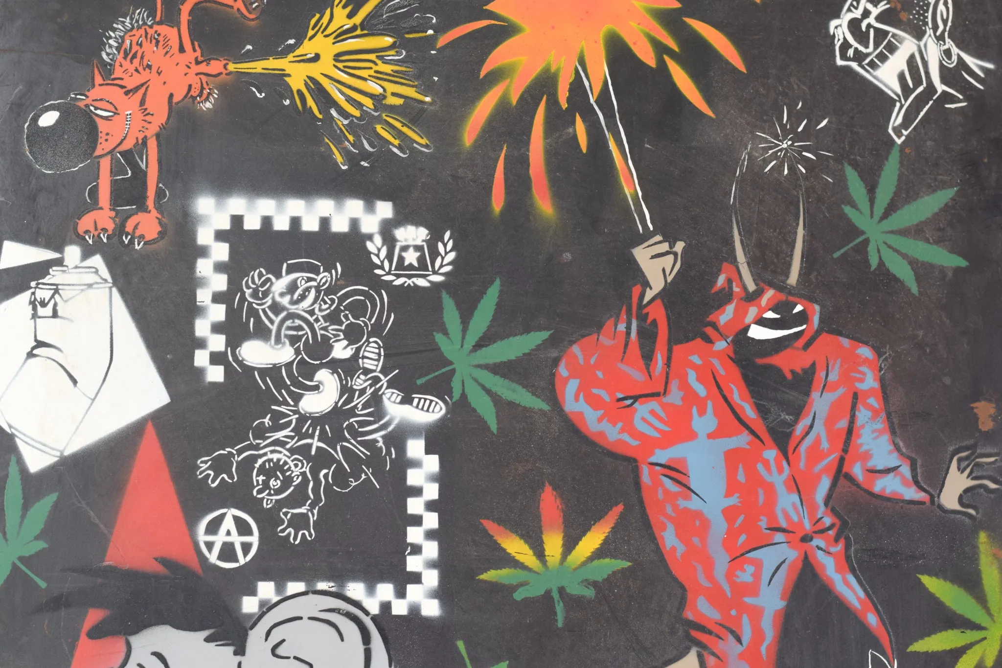 Street Art Design - On Metal Board
