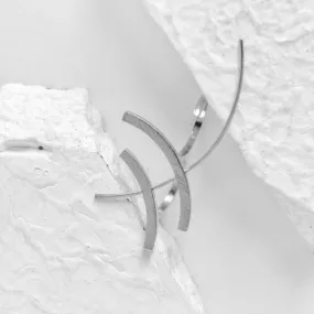 Women Finger Ring | Silver Finish Jewellery of Brass | Artistic & Modern Design