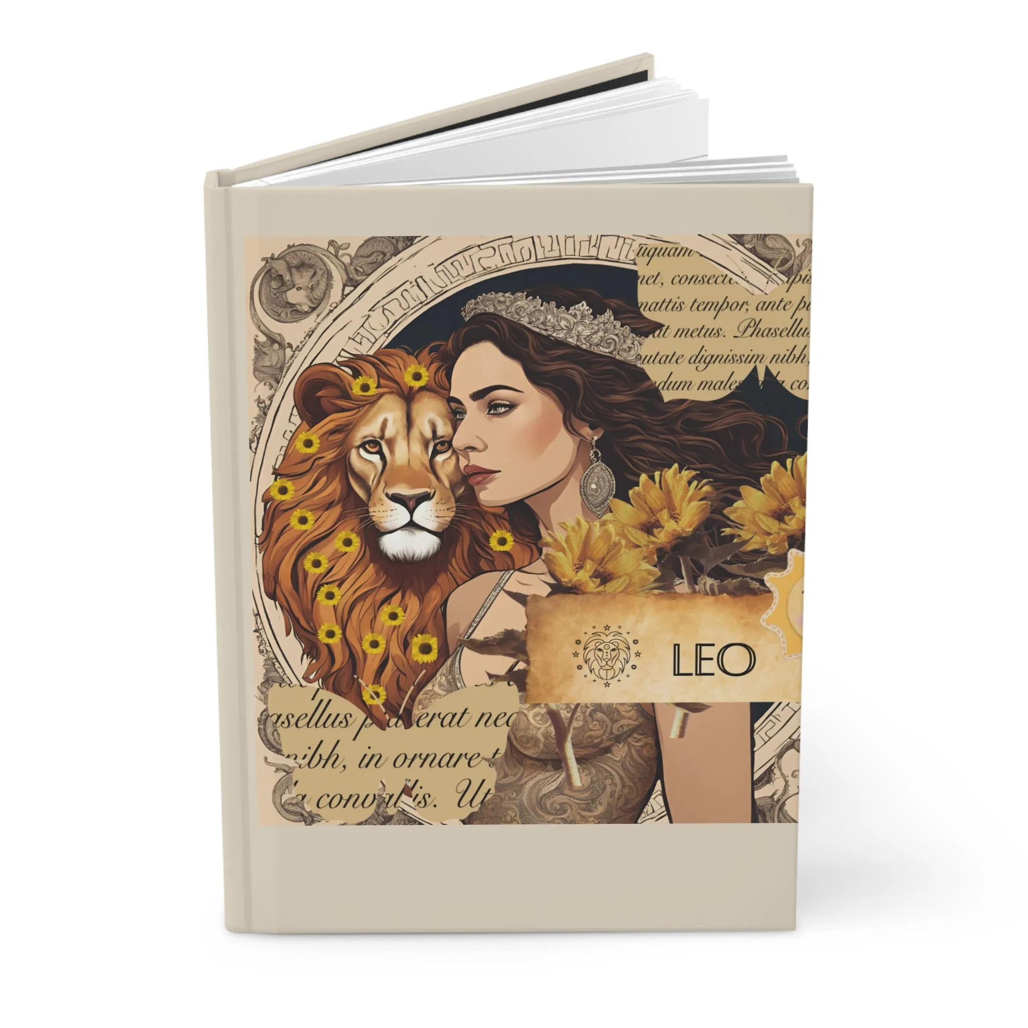 Zodiac Leo Hardcover Journal Matte