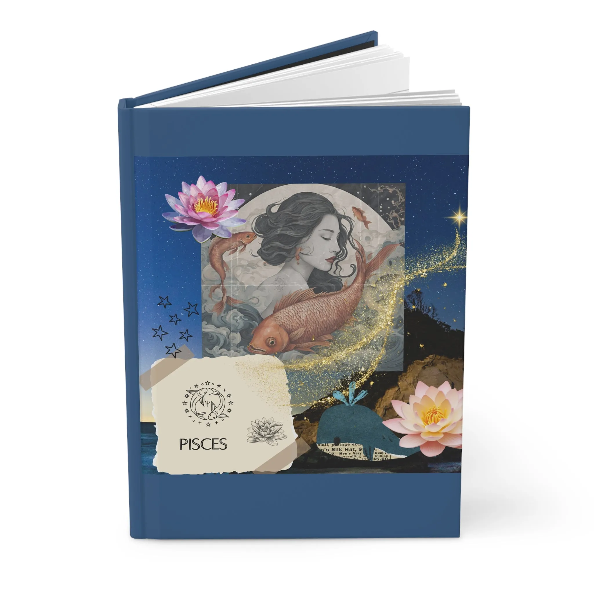 Zodiac Pisces Hardcover Journal Matte